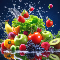 fruits and vegetables for a healthy diet