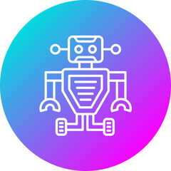 Space Robot Icon
