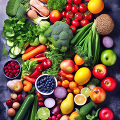 fruits and vegetables for a healthy diet