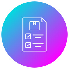 Delivery Note Icon