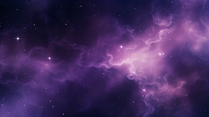 Purple Galaxy with Cosmic Particle Abstract Background, Digital, Particles, Futuristic, Technology