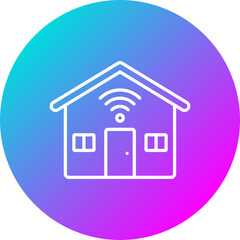 House Wifi Icon