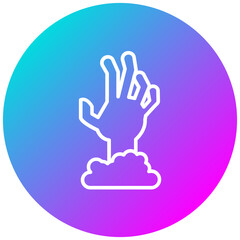 Obraz premium Scary Hand Icon