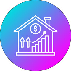 House Price Increase Icon