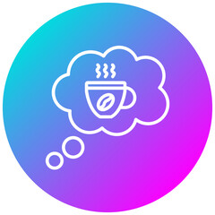Coffee Thinking Icon