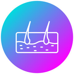 Fototapeta premium Epidermis Icon