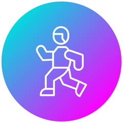 Fototapeta premium Jogging Icon