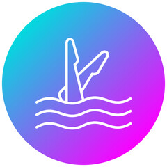 Synchronised Swimming Icon