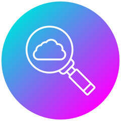 Cloud Search Icon