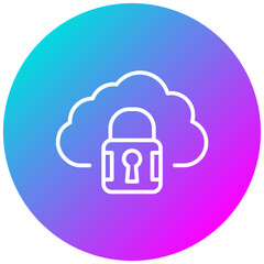 Cloud Lock Icon
