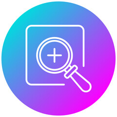 Fototapeta premium Zoom In Icon