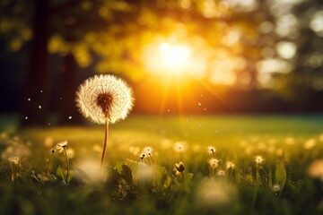Dandelion in the Field, Positive thinking
