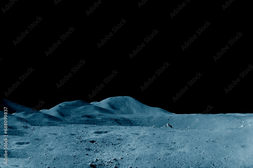 Sticker surface of the moon. elements of this image furnished by nasa