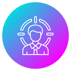 Fototapeta premium Head Hunting Icon