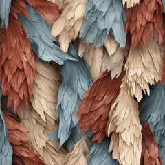 Fototapeta premium Seamless abstract wooden decorative texture background