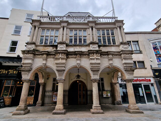 Exeter's Guildhall is a historic civic center, featuring remarkable architecture and serving as a...