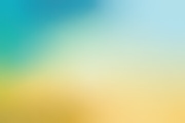 Smooth abstract yellow and blue gradient background vector