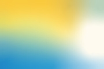 Smooth abstract yellow and blue gradient background vector