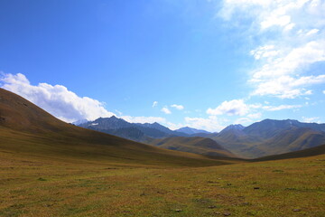 Second stage of Ak-Suu Traverse trek from Ailampa lake to Boz Uchuk lake, Karakol, Kyrgyzstan