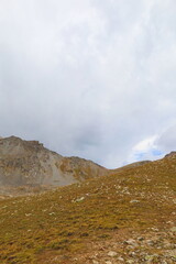 Fourth stage of Ak-Suu Traverse trek from Boz-Uchuk lake to Aylanysh Pass, Karakol, Kyrgyzstan