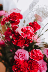 bouquet of pink flowers