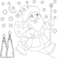 Mary Christmas Coloring page for adults