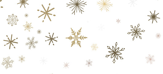 Snowflake Dance: Radiant 3D Illustration Showcasing Falling Christmas Snowflakes in Harmony