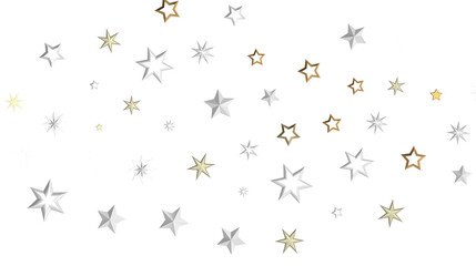 Golden Dreamscapes: Step Into a 3D Rainfall of Gleaming Stars