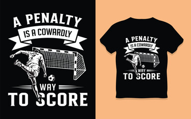 Vector tshirt design slogan typography focus on your goal with football vintage illustration © shohanurgdux