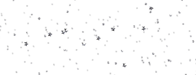 Twinkling Yuletide Skies: Breathtaking 3D Illustration of Falling Christmas Starlights