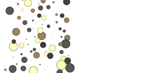 Gilded Celebration: Magnificent 3D Illustration of a Grand gold Confetti Event