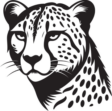 Sprint Sovereignty Iconic Cheetah Image Quick Stride Cheetah Vector Emblem