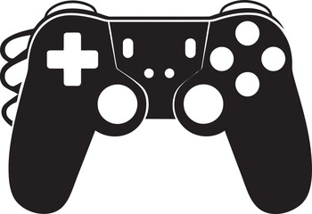 Obraz premium Arcade Elegance Gamepad Joystick Vector Illustration Controlled Chaos Gamepad Iconic Symbol