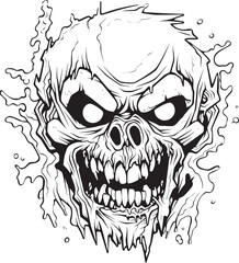 Creeping Dread Sinister Lineart Creature Mark Obsidian Nightmare Creepy Lineart Monster Illustration