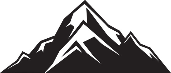 Alpine Majesty Mountain Vector Icon Majestic Range Iconic Mountain Emblem