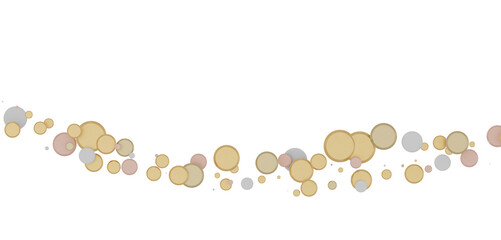 gold  Bliss: Exquisite 3D Illustration of Blissful gold Confetti