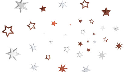 Drifting Christmas Stardust: Captivating 3D Illustration of Descending Stardust Particles for the Holidays