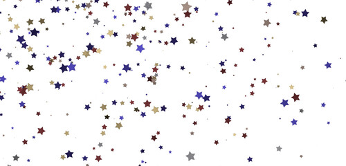 Celestial Downpour: Experience the Marvel of a 3D Gold Stars Rain