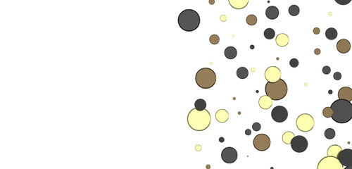 gold  Bliss: Exquisite 3D Illustration of Blissful gold Confetti