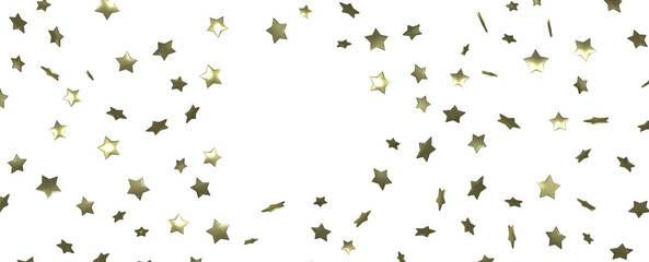 Stellar Christmas Symphony: Exquisite 3D Illustration of Falling Stars in Harmonious Motion for the Holidays