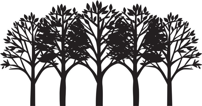 Evergreen Emblem Tree Icon Logo Natures Mark Tree Vector Logo