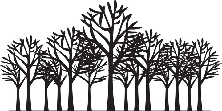 EcoMark Iconic Tree Logo Design Flourish Emblem Vector Tree Icon