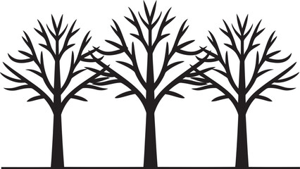 Leafy Signature Iconic Logo Emblem Arbor Icon Vector Logo Tree