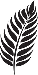 AquaJungle Dynamic Leaf Logo Design Tropicalia Vivid Palm Frond Emblem