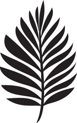 PalmAesthetics Iconic Leaf Vector VerdantVibes Exquisite Palm Icon Design