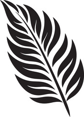 NatureNest Organic Palm Leaf Emblem TropicCanvas Creative Leaf Iconography