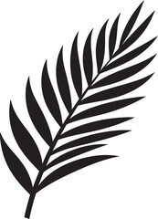 PalmPerfection Refined Vector Design JungleWhisper Serene Leaf Logo