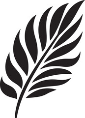 TropicGlow Radiant Palm Leaf Design LeafyLuxe Elegant Iconography