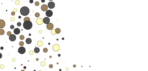 gold  Bliss: Exquisite 3D Illustration of Blissful gold Confetti