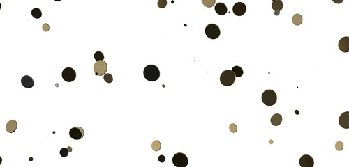 Glittering Triumph: Mind-Blowing 3D Illustration of gold  Confetti Celebration